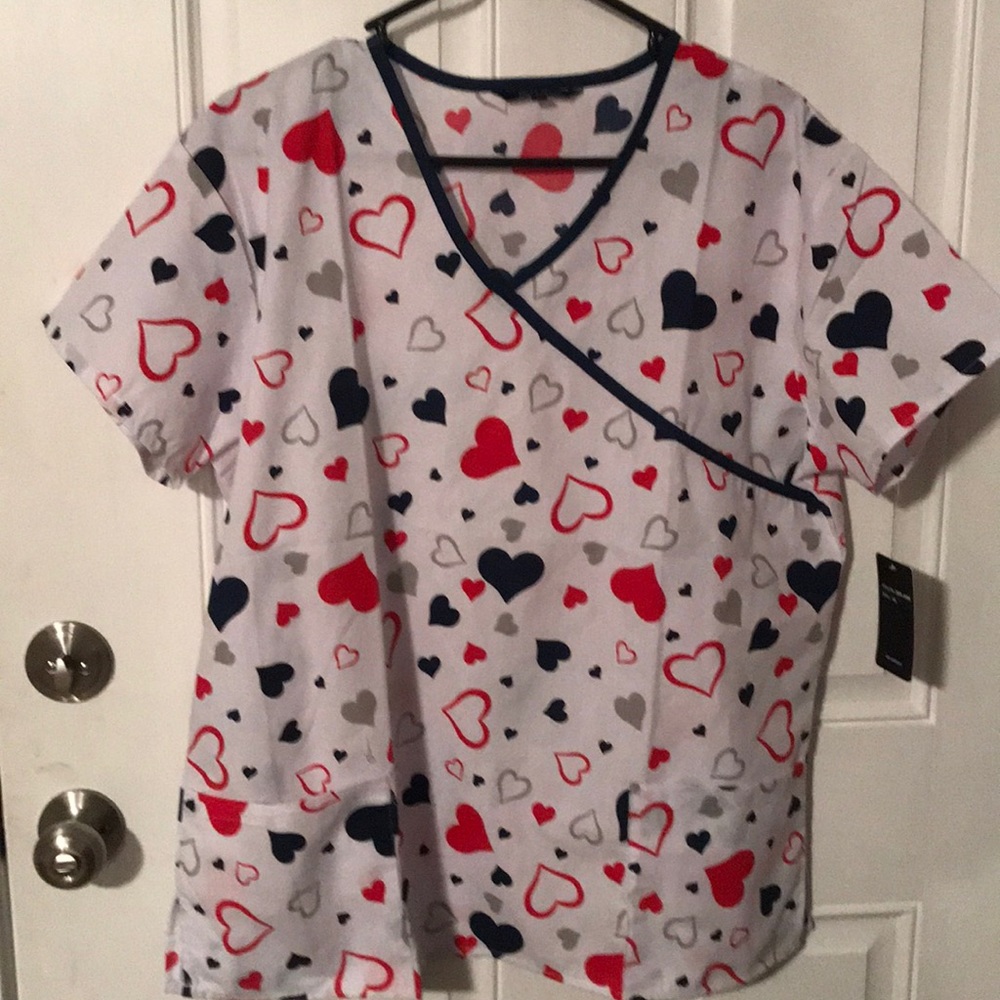 Valentines heart scrubs